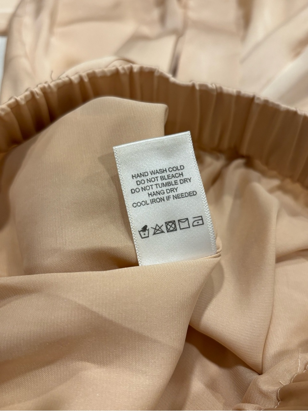 L'Academie Wide Leg Pants in Blush Tan - Picture 2 of 7